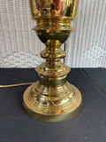 Pair of Large Vintage Brass 3-Way Table Lamps (WORKS)