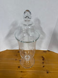 Clear Glass Apothecary Jar (B)