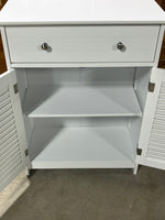 White Particle Board Bathroom Cabinet
