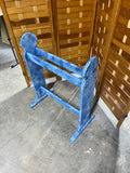 Blue Sponge Painted Quilt Rack