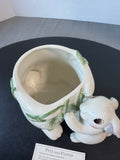 Fitz & Floyd Bunny Blooms Cookie Jar in Box