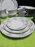 59-Piece Legendary by Noritake Sri Lanka 3482 Sweet Leilani China Set