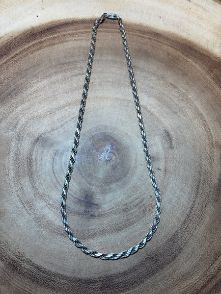 Silver Tone Choker/Chain