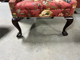Floral Wingback Chair