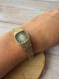 Seiko Vintage Gold Tone Women’s Watch Brown Gradient Dial