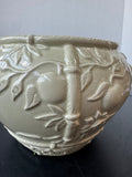Jay Willfred Portugal Light Sage Green Embossed Jardiniere