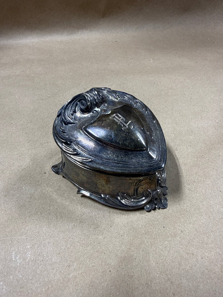 Silver Plated W.B Trinket Box