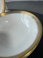 (F) 8-Piece Royal Doulton England Clarendon Fine Bone China Dessert Bowls & Plates Set