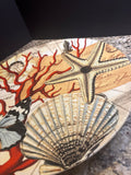 Pottery Barn Large Coastal Curiosities Platter