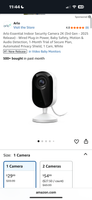 Arlo Essential Indoor/Outdoor Security Camera System