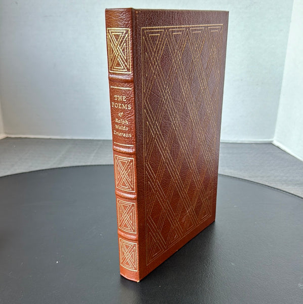 The Poems of Ralph Waldo Emerson 1945 Easton Press Hardcover Book Bound in Genuine Leather