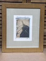 Eiffel Tower Print / Sepia Tone; Signed Bryan