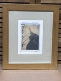 Eiffel Tower Print / Sepia Tone; Signed Bryan
