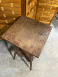Antique Square Side Table/Plant Stand