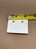 Ralph Lauren Silver Tone Earrings