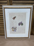 Print of Purple Dried Flowers by Maureen Love; Signed (B)