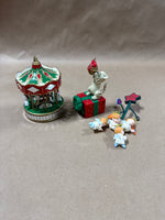 (B) Lot Of 3 Noma Ornaments With Boxes READ DESCRIPTION