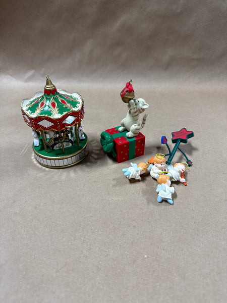 (B) Lot Of 3 Noma Ornaments With Boxes READ DESCRIPTION