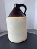 4-Gallon Vintage Stoneware Two Tone Whiskey Jug
