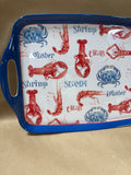 Seafood Melamine Platter With Handles