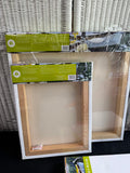 20x20 with Pair of 12x16 Sealed Artist’s Loft Level 3 Gallery Wrapped Canvases