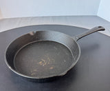 Unbranded Cast Iron Skillet with Pour Spouts