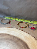 Pink Tone Bracelet Lot