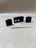 Modern Executive Desk Accessory Set - 4 Pieces
