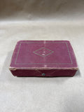 (A) Red And White Drueke Chess Pieces With Case — 32 Pieces
