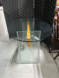 Oval Glass Dining Table/NO CHAIRS ***HEAVY ITEM***READ DETAILS ON PICK UP POLICY***