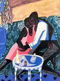 “The Lovers” Poster from High Museum of Art by Jacob Lawrence - See description
