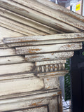Architectural Mirror with Triangular Pediment Top & Panes