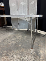 Wood Grain Look Large 6FT Aluminum Folding Table