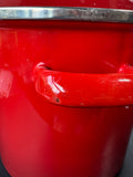 Le Creuset Enamel-on-Steel Lidded Stockpot in Cerise Red