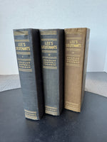 Lee’s Lieutenants by Douglas Southall Freeman 1946 Vintage 3-Volume Hardcover Book Set