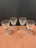 Set Of 4 Edinburgh Cut Crystal Water Goblets