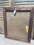 Vintage Hanging Game Barn Door Print  on Canvas by A.H. Van Meter; Signed (AS IS)