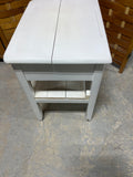 White Painted Vintage School Desk