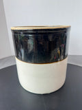 Two Tone 2-Gallon Vintage Stoneware Crock