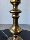 Brass Vintage Candlestick Lamp (WORKS)