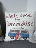Pair of Beach Quote Throw Pillows