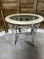 Metal & Glass Side Table