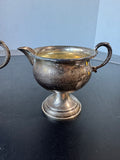 2-Piece Hamilton Sterling Silver Weighted Creamer & Sugar