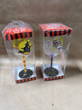 Halloween Wine Glasses - Pair / Appears Unused (C)