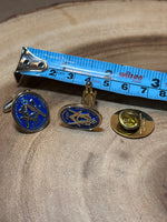 Grand Lodge A.F. & A.M. of Virginia Cuff Links & Pin Set