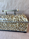 Leafy Ornate Chest With Dome Shaped Lid