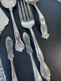 13-Piece Assorted Silver Plate Flatware