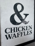 Farmhouse Style Chicken & Waffles Wall Decor