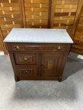 Marble Top Wash Stand/Cabinet