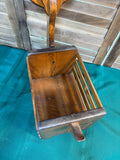 C-Vintage Wooden Reindeer Box Basket Planter